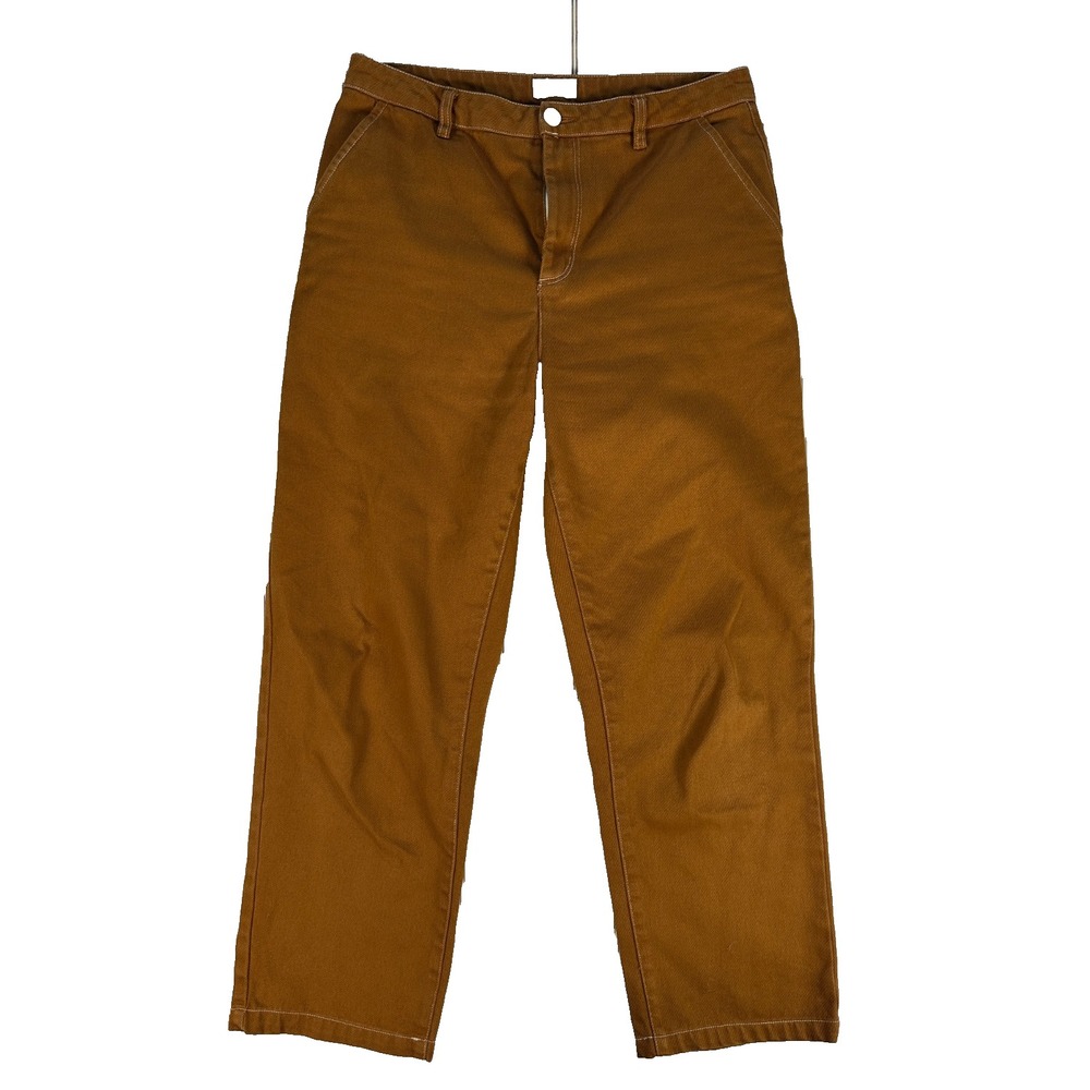 Brixton Chino Pants Mens 29x26 Brown Cropped Short Inseam Skate Casual